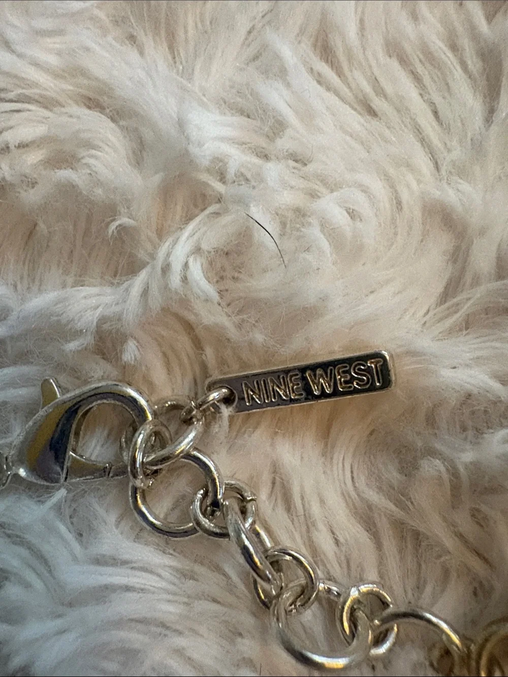 Nine West Silver-Tone Multi Strand Twist Necklace